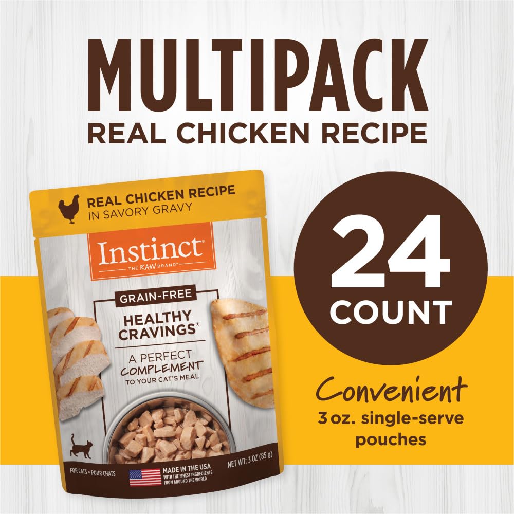 Instinct Healthy Cravings para Gato, Mix de Recetas 12pack