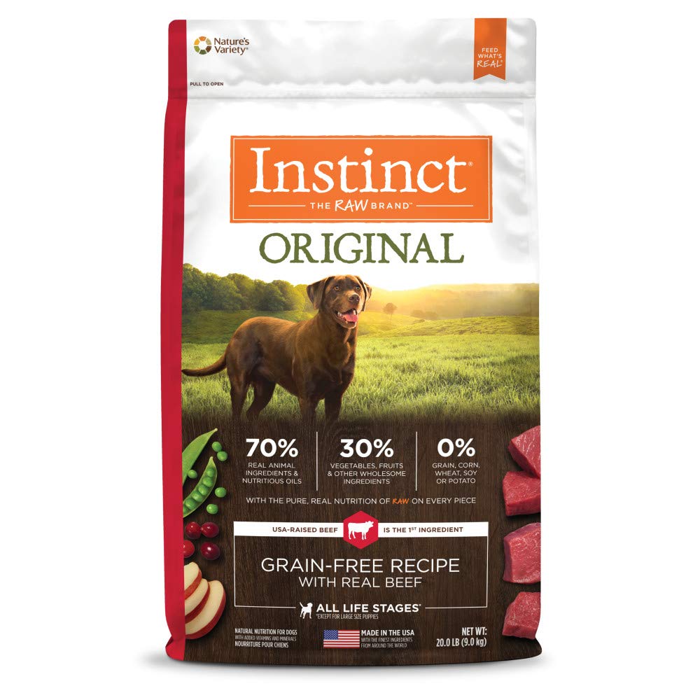 Instinct Original Alimento para Perros, Receta Res, 9 kg