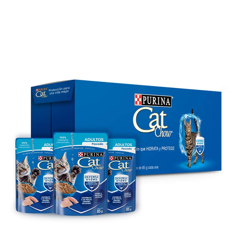 Purina Cat Chow Adulto Todos los Tamaños Sabor Pollo 24pack de 85g