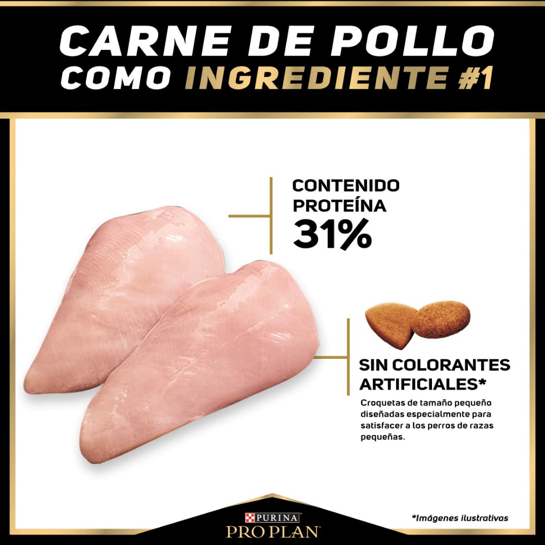 Purina Pro Plan Adulto Raza Pequeña Exigent Sabor Pollo 3Kg