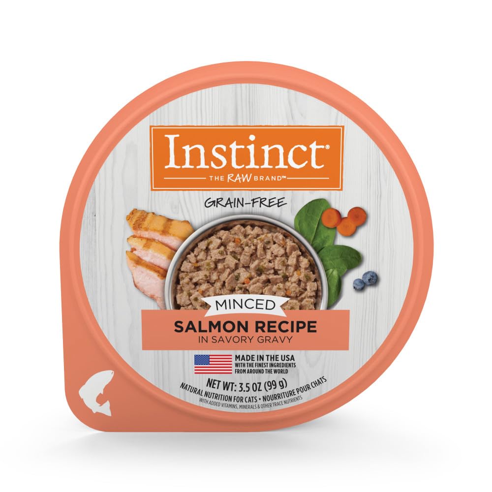 Instinct Original Minced Cups para Gato, Salmón Picado 12pz