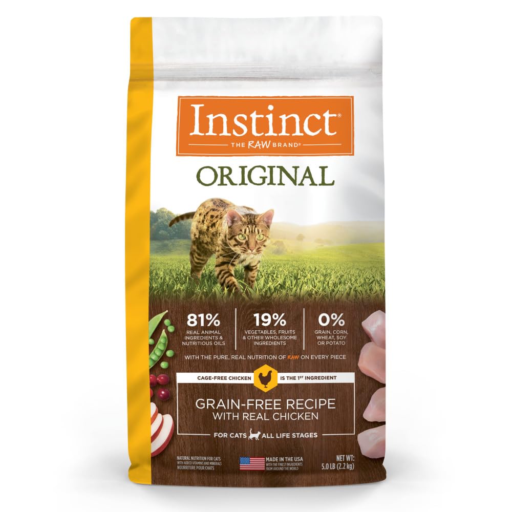 Instinct Original Alimento para Gato, Receta de Salmón 4.5kg