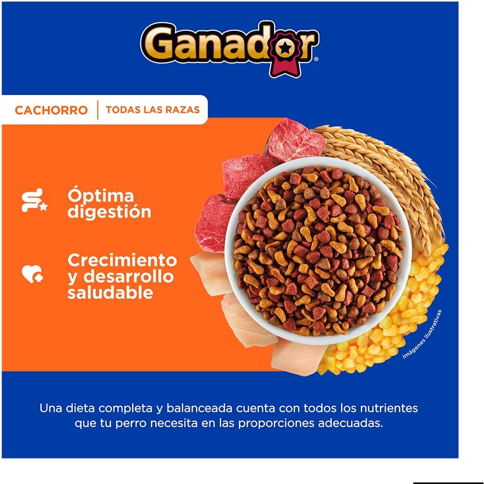 Ganador Cachorro Todas las Razas Alimento Seco - 1 x 20 kg