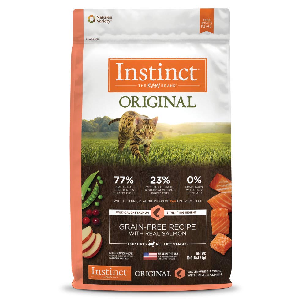 Instinct Original Alimento para Gato, Receta de Salmón 4.5kg