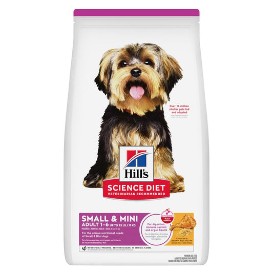 Hill's Science Diet Small & Mini, Croquetas para Perro Adulto De Raza Pequeña Sabor Pollo 2Kg