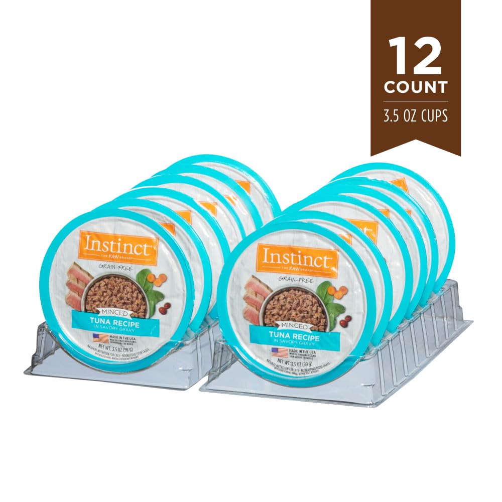Instinct Original Minced Cups para Gato, Salmón Picado 12pz