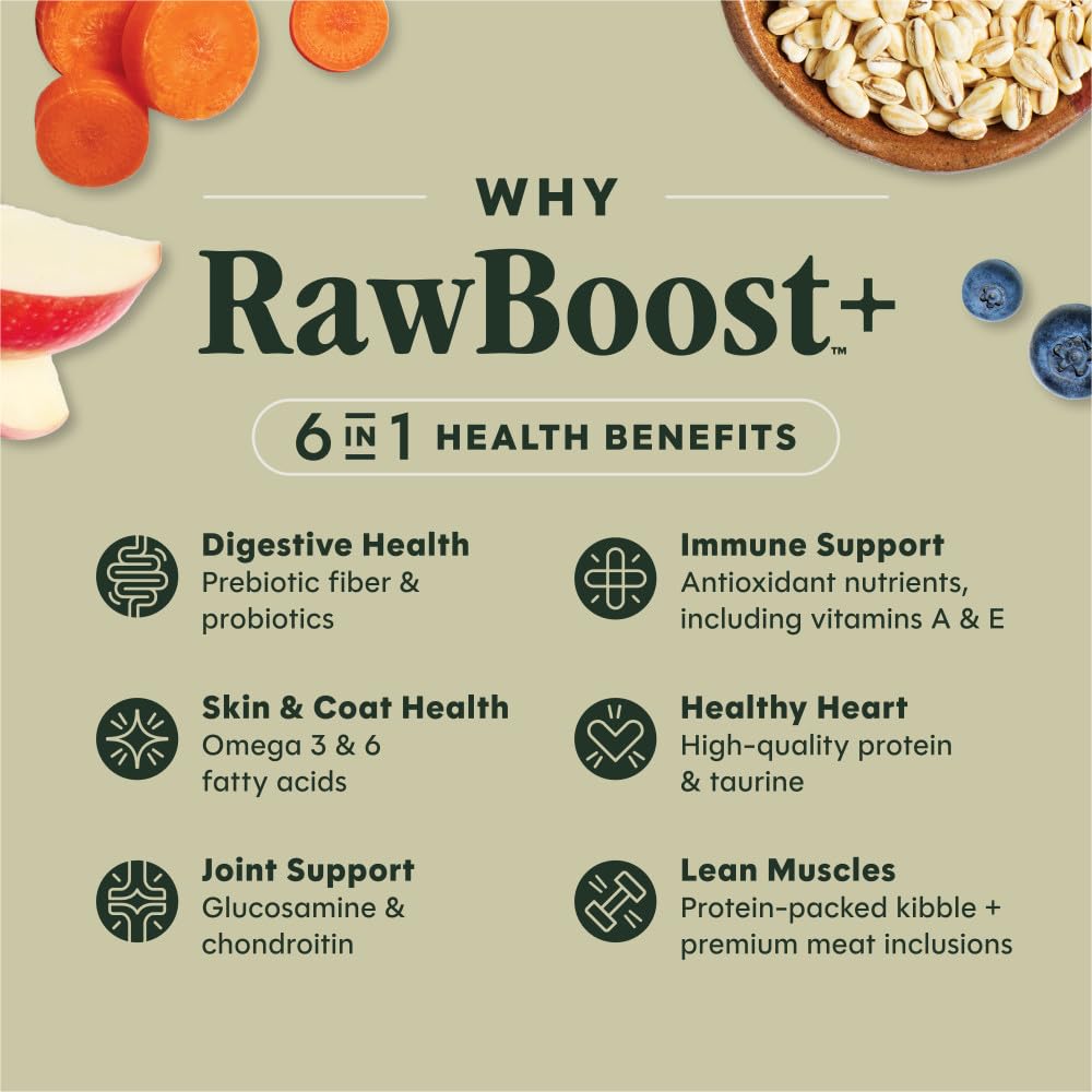Instinct Raw Boost Croquetas para Perro, Receta de Cordero 9kg