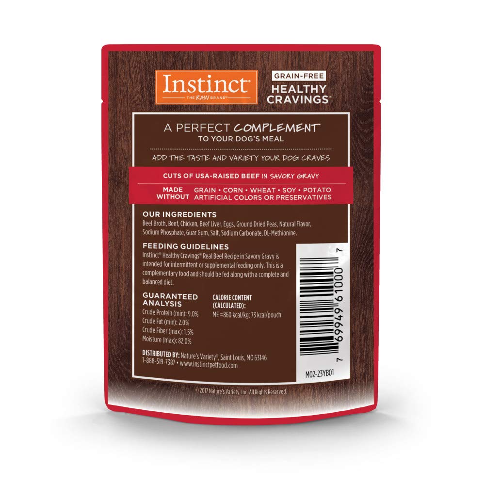 Instinct Healthy Cravings para Perro, Mix de Recetas 12 pz