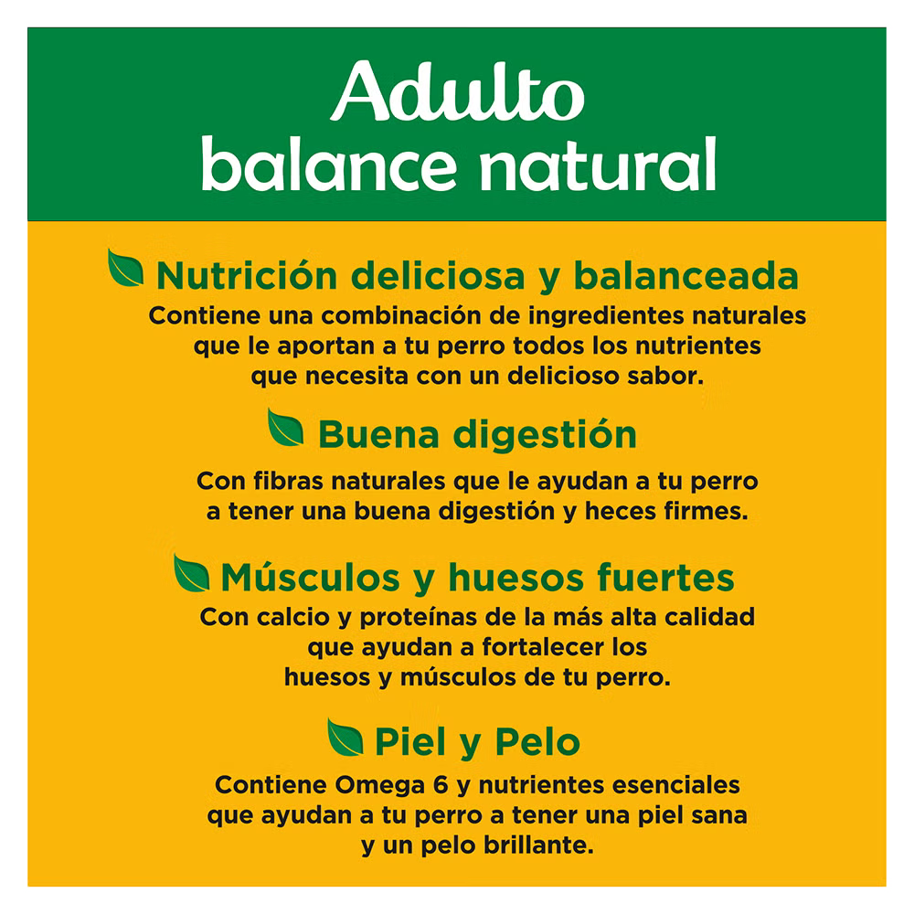 PEDIGREE Balance Natural Croquetas Adulto con Res y Vegetales