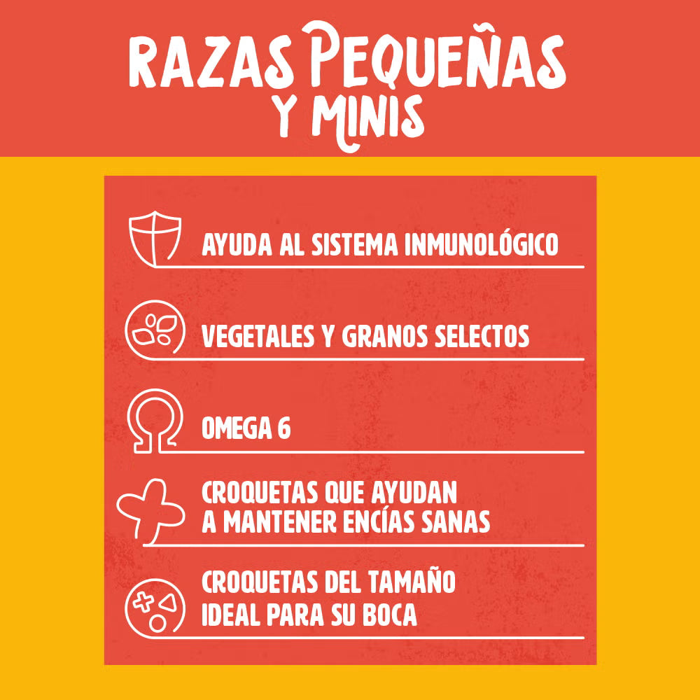PEDIGREE Croquetas Adulto Razas Pequeñas Con Res Y Vegetales