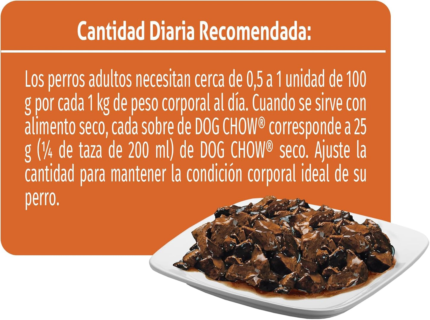 Purina Dog Chow Adulto Todos los Tamaños Sabor Cordero 24pack de 100g