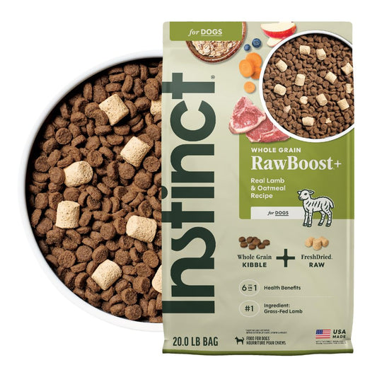 Instinct Raw Boost Croquetas para Perro, Receta de Cordero 9kg