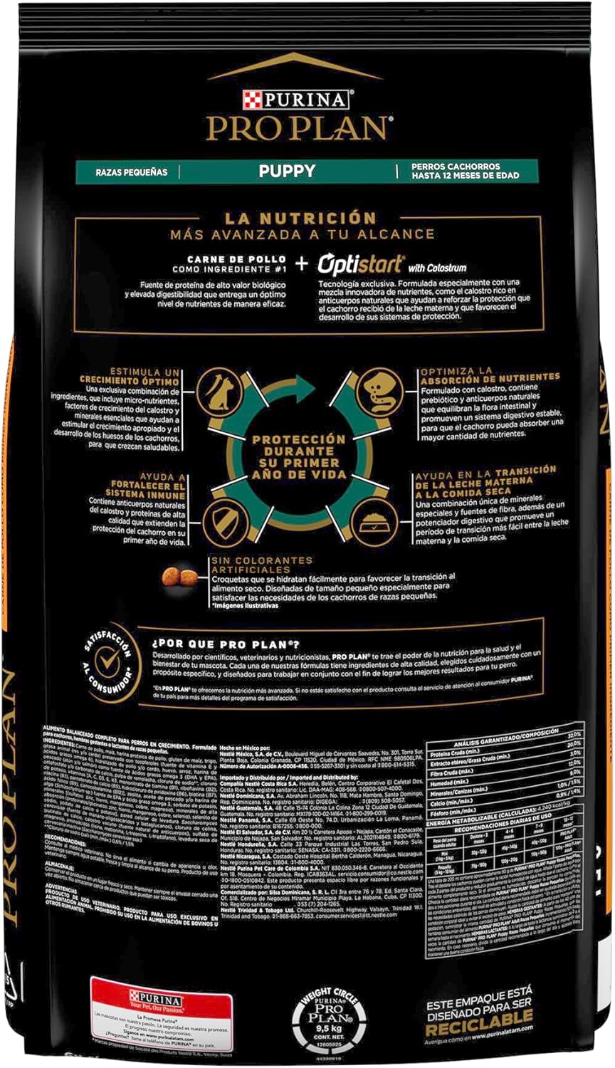 Purina Pro Plan Adulto Raza Pequeña Exigent Sabor Pollo 9.5Kg