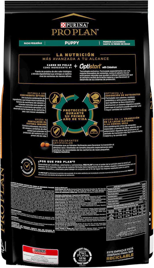 Purina Pro Plan Adulto Raza Pequeña Exigent Sabor Pollo 9.5Kg