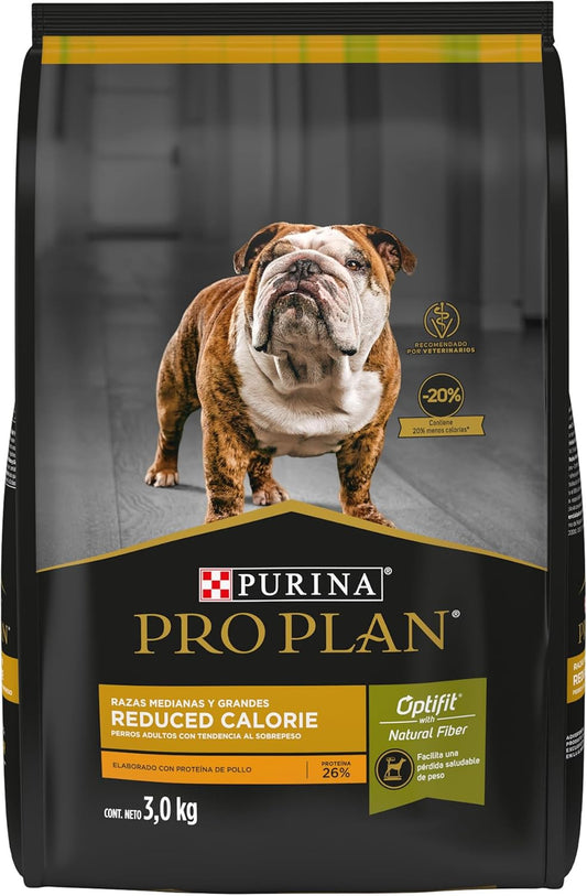 Purina Pro Plan Adulto Todos los Tamaños Reduce Calories Sabor Pollo 3Kg