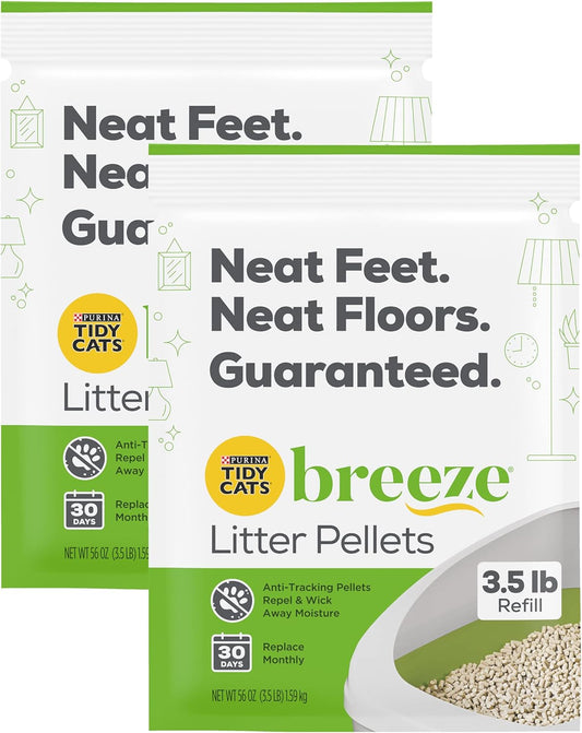 Purina Litter Tidy Cat Breeze Pellets, 3 Libras, 2 Paquetes