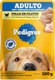 Pedigree - Alimento Húmedo para Perro Adulto, Pollo En Filetes, 24 Sobres, con Proteína, Antioxidantes y Vitamina E