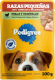 Pedigree - Sobres para Perro Cachorro, Raza Pequeña, Pollo y Vegetales, Nutrición para tu Mascota, Proteínas y Fibras, 24 Sobres