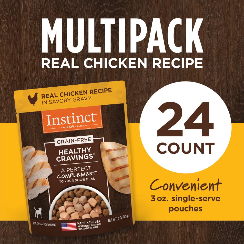 Instinct Healthy Cravings para Perro, Receta de Pollo 24 pzas