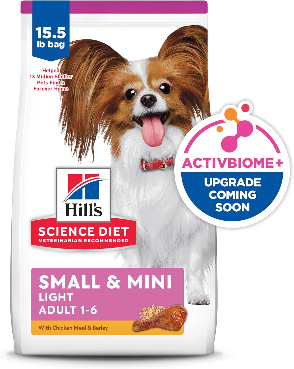 Hill's Science Diet Small & Mini Light, Croquetas para Perro Adulto Raza Pequeña Sabor Pollo 7Kg