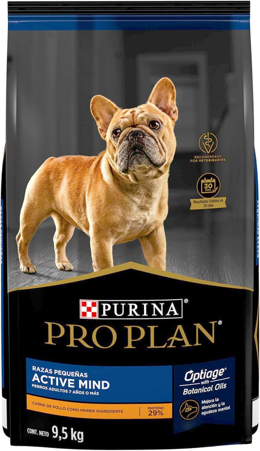Purina Pro Plan Active Mind Adulto Razas Minis y Pequeñas Sabor Pollo 9.5 Kg