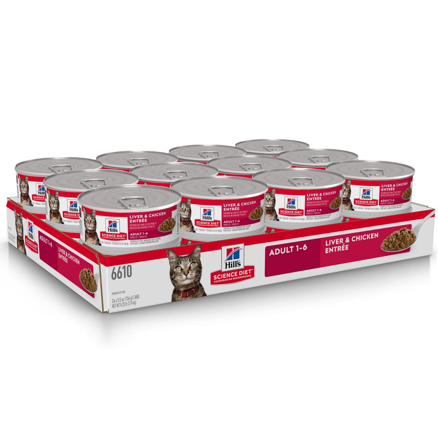 Hill's Science Diet, Croquetas para Gato Adulto, Sabor Pollo 7.3Kg