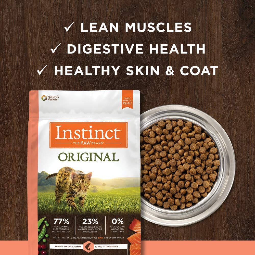 Instinct Original Alimento para Gato, Receta de Salmón 4.5kg
