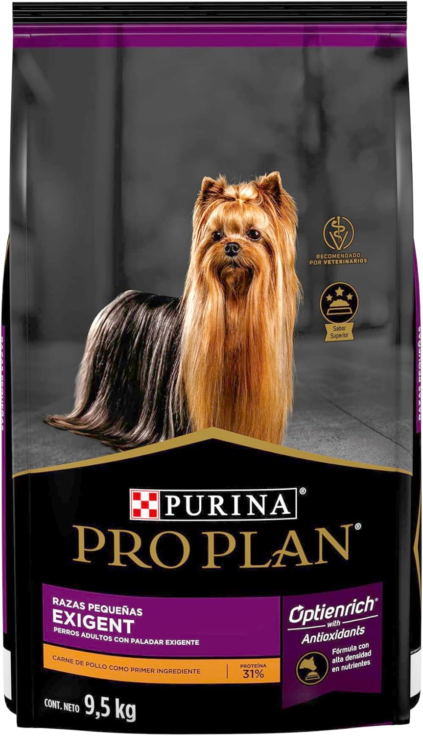 Purina Pro Plan Adulto Raza Pequeña Exigent Sabor Pollo 9.5Kg