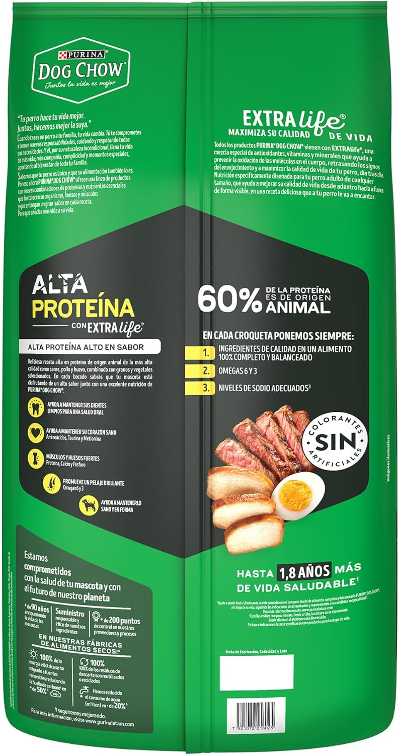 Dog Chow Adulto Alta Proteina 10kg