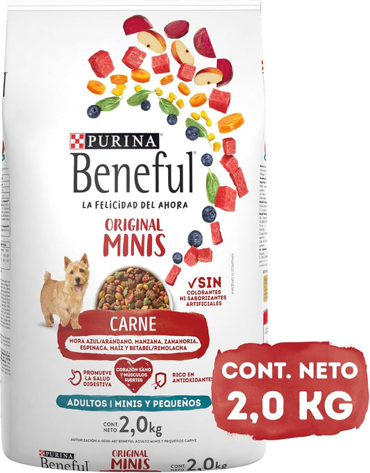Purina Beneful Adulto Raza Pequeña Sabor Carne 2Kg