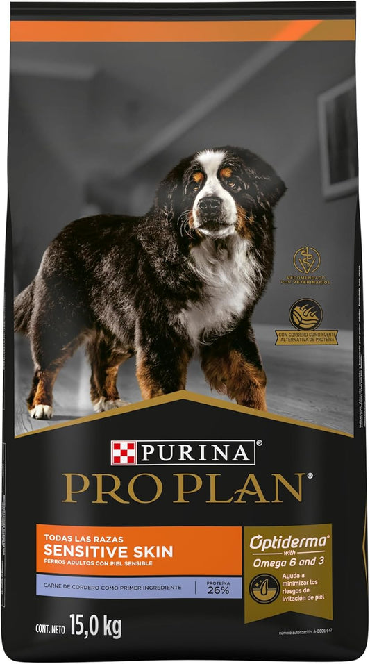 Purina Pro Plan Adulto Todos los Tamaños Sensitive & Skin Sabor Salmón 15Kg