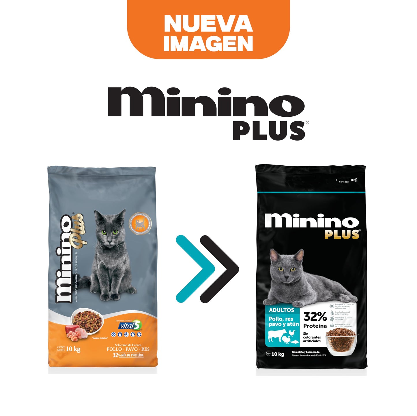 Minino Plus Multietapa 10 kg Alimento de calidad profesional