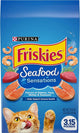 Friskies Purina Seafood Sensations Dry Cat Food, 3.15 LB. Bag (Pack of 2)