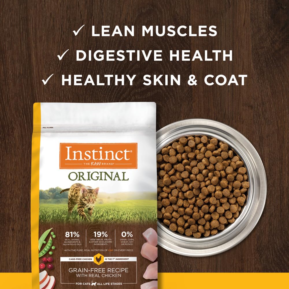 Instinct Original Alimento para Gato, Receta de Salmón 4.5kg