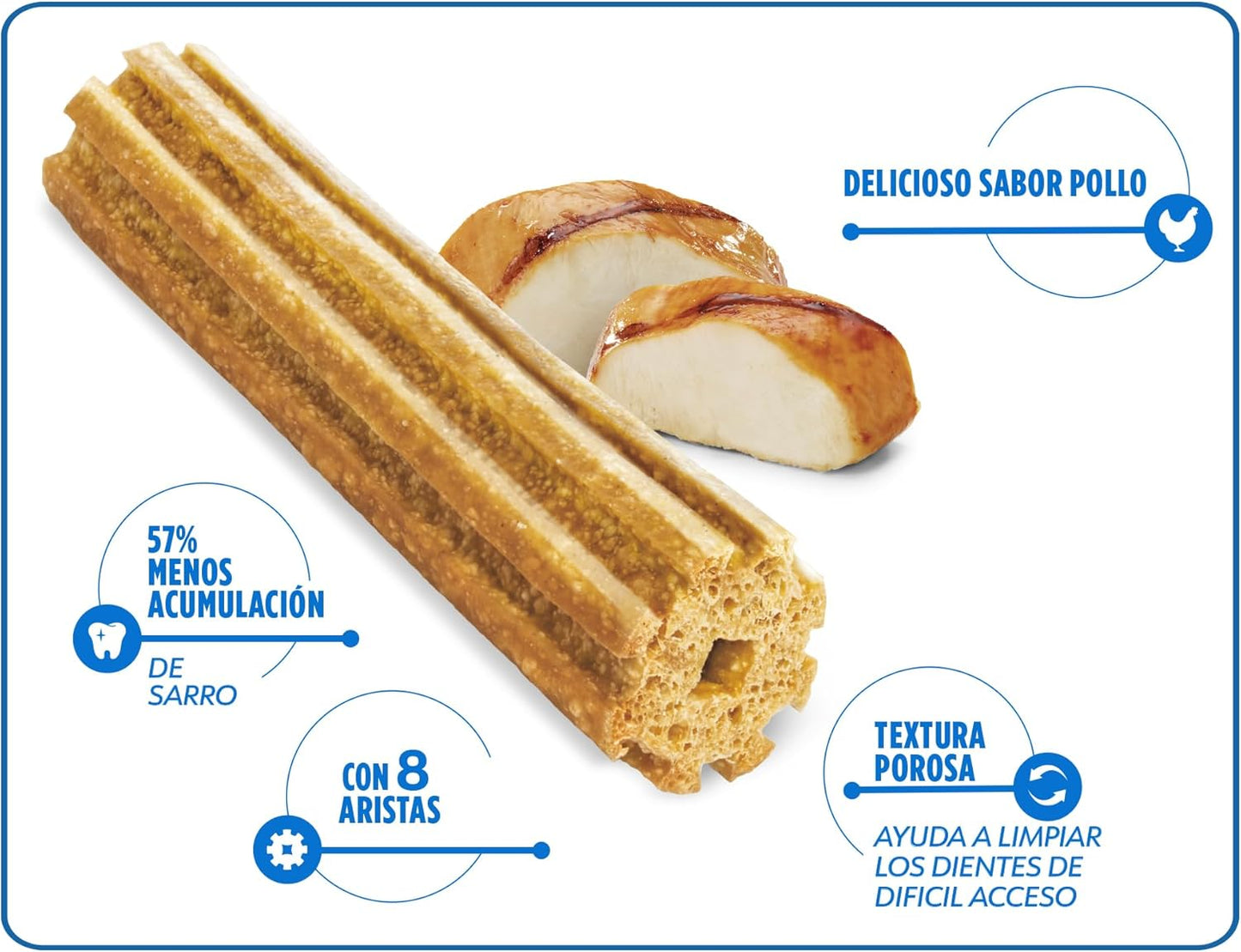 Purina Dentalife Snack Cuidado Oral Para Perros Adultos Raza Mini y Pequeña 198g