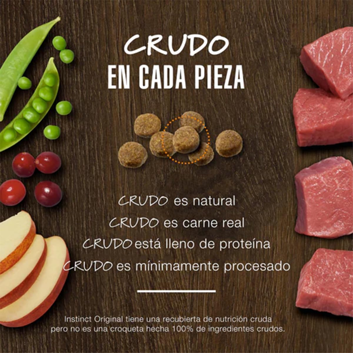 Instinct Original Alimento para Perros, Receta Res, 9 kg