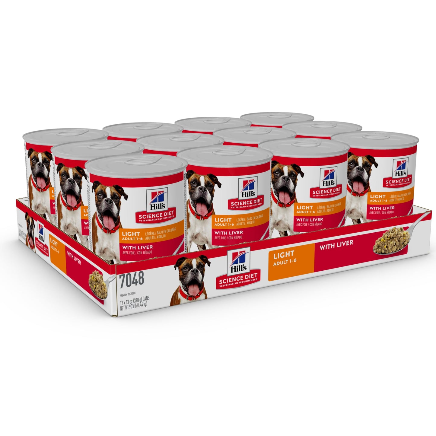 Hill's Science Diet Adult Light, Croquetas para Perro Adulto, Control De Calorías Sabor Pollo 13.6Kg