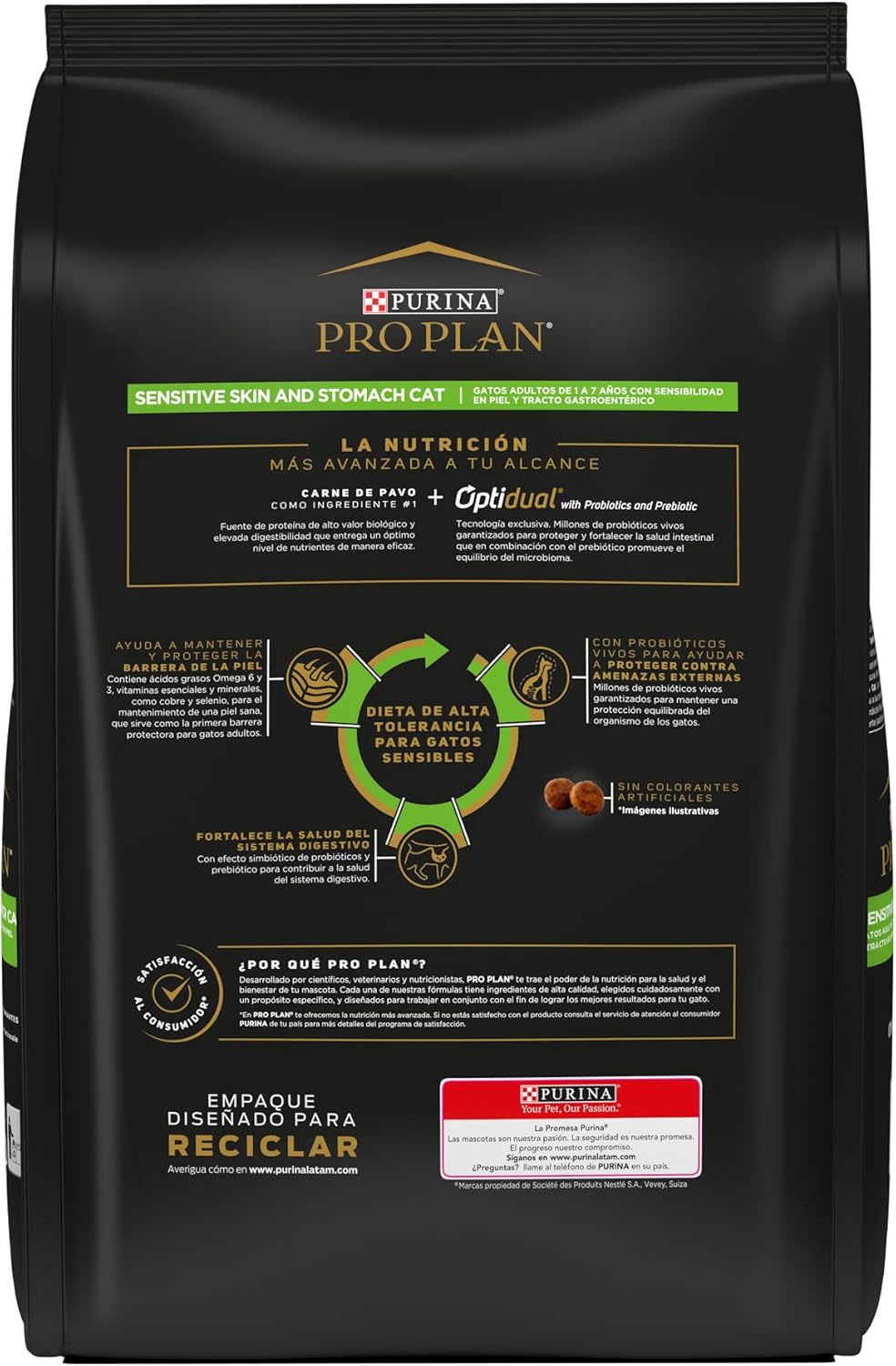 Purina Pro Plan Sensitive Skin & Stomach Cat 3 Kg