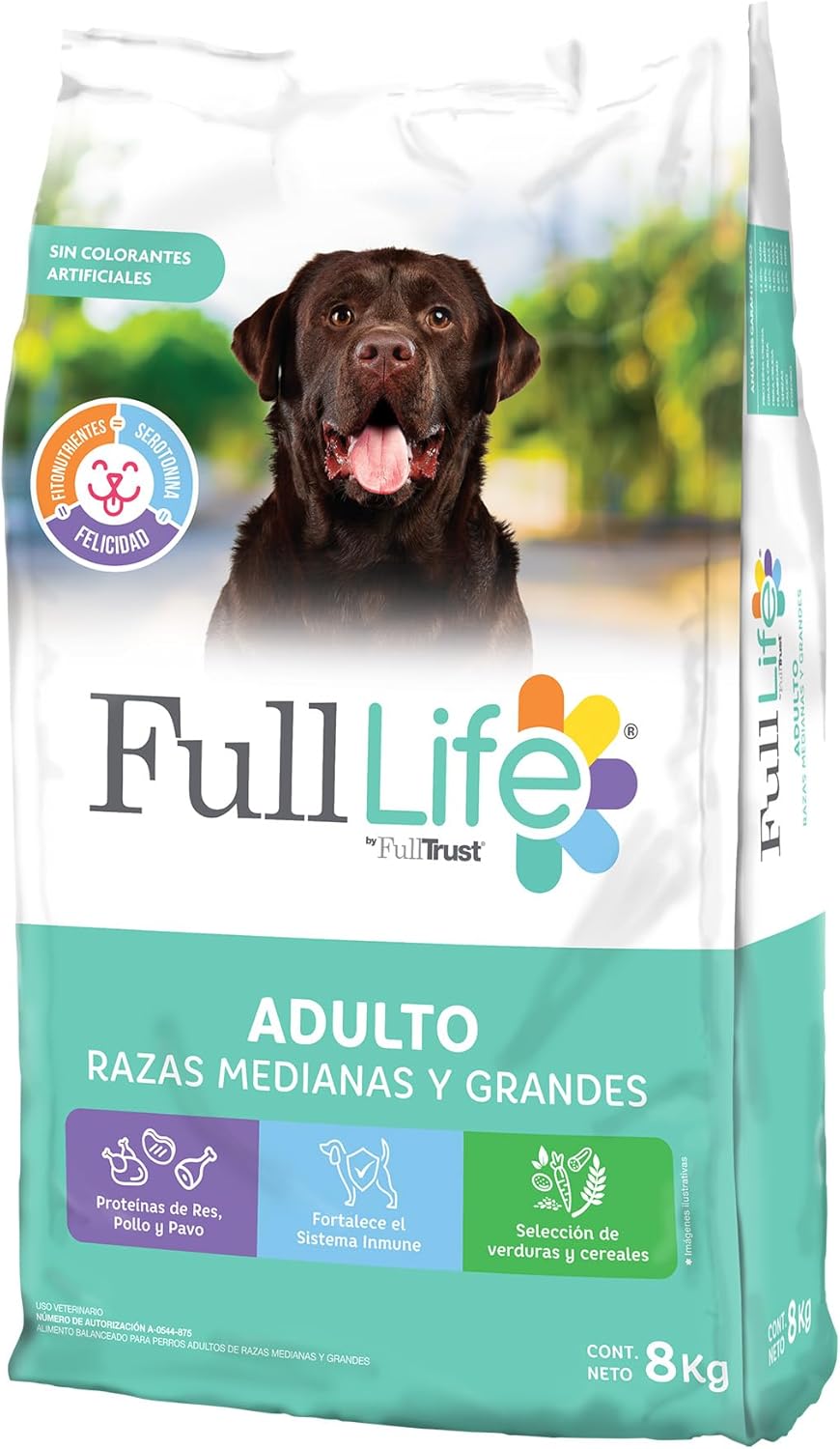 Alimento seco para Perro FullLife Adulto 8KG