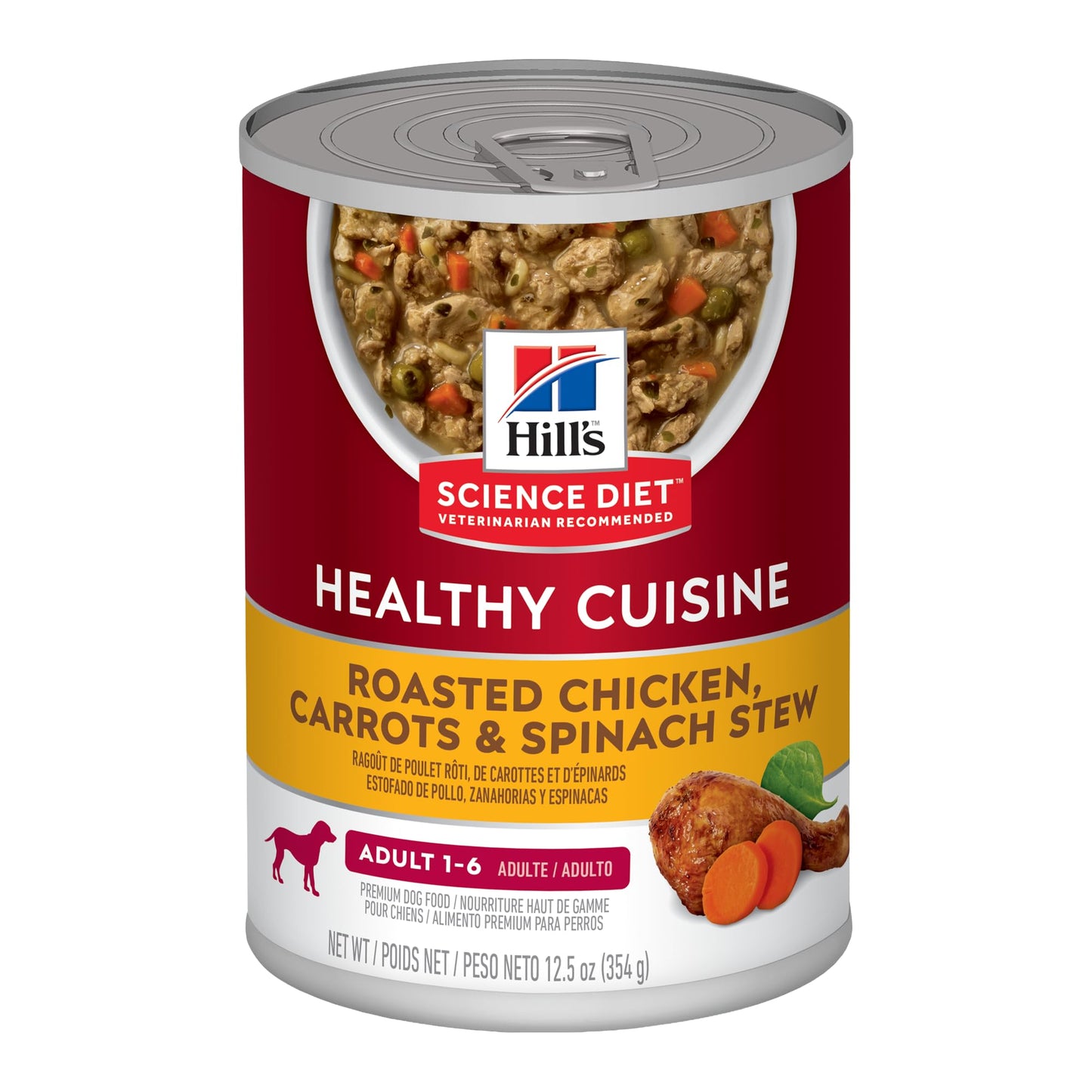 Hill's Science Diet, Croquetas para Perro Adulto Sabor Cordero 15Kg