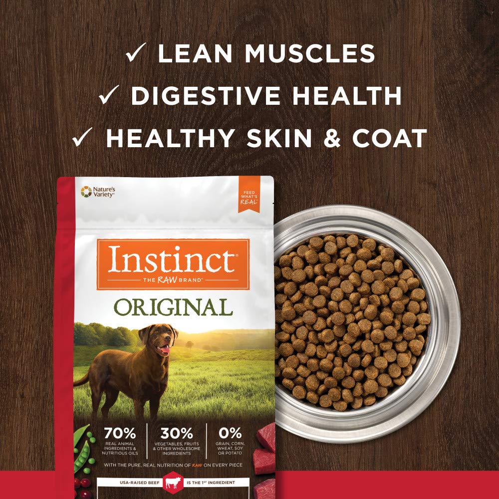 Instinct Original Alimento para Perros, Receta Res, 9 kg