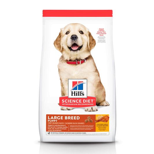 Hill's Science Diet, Alimento para Perro Puppy (Cachorro) Raza Grande, Seco (bulto) 7kg