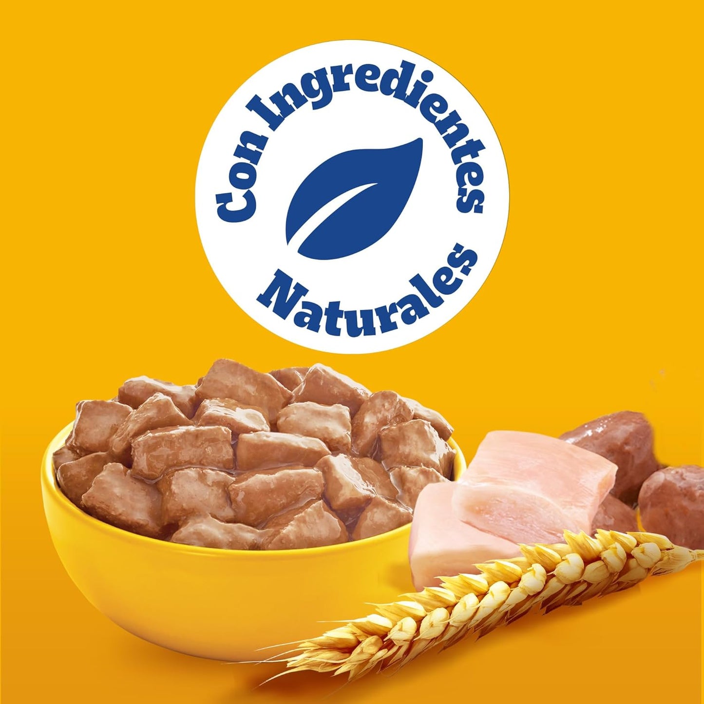 Pedigree - Sobres para Perro Cachorro, Pollo En Filetes, Nutrición para tu Mascota, Proteínas y Fibras, 24 Sobres