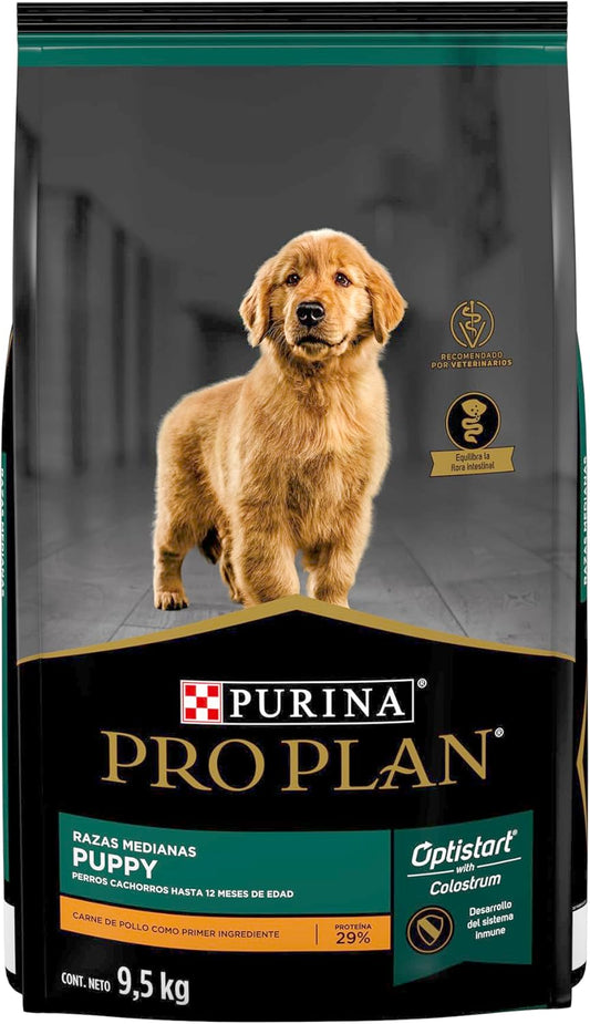 Purina Pro Plan Puppy Raza Mediana Sabor Pollo 9.5Kg
