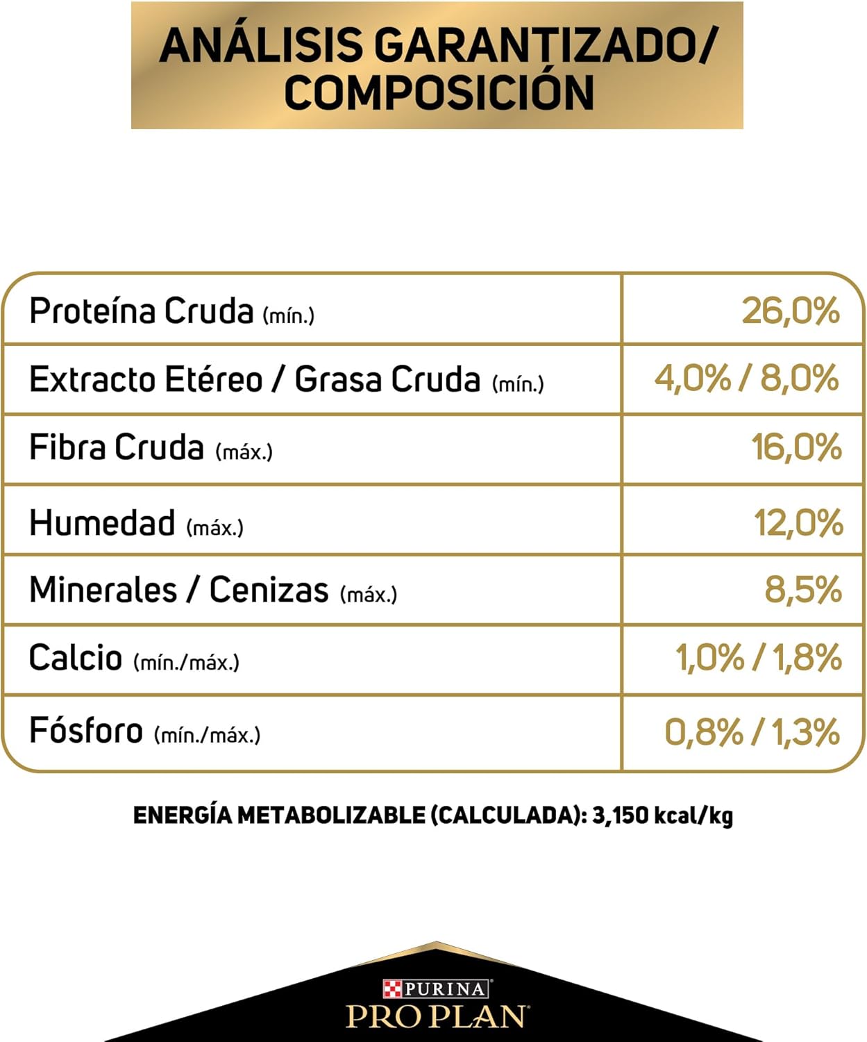 Purina Pro Plan Adulto Todos los Tamaños Reduce Calories Sabor Pollo 3Kg