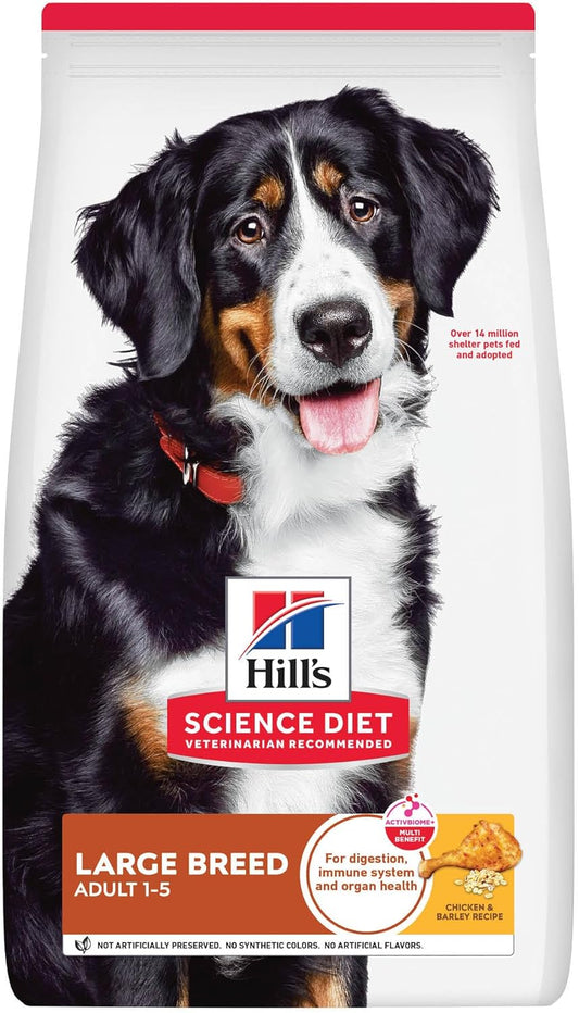 Hill's Science Diet Adult Large Breed, Croquetas para Perro Adulto De Raza Grande, Sabor Pollo Y Cebada 20.4Kg