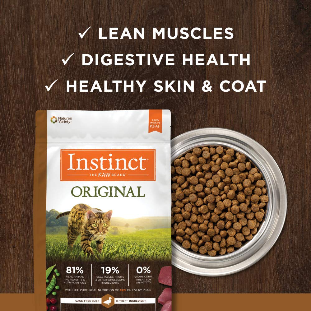 Instinct Original Alimento para Gato, Receta de Salmón 4.5kg