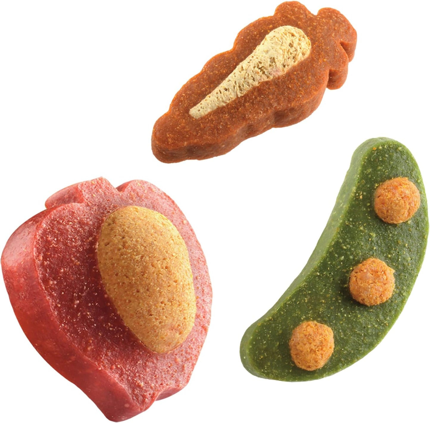 Purina Beneful Sanckers Snacks Adulto Todos los Tamaños Sabor Manzana, Zanahoria y Chicharo 269g