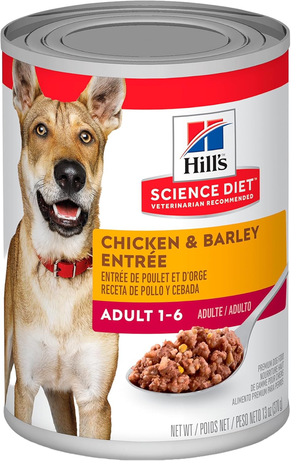 Hill's Science Diet Adult, Alimento Húmedo para Perros, 12 Pack C/U 369 G