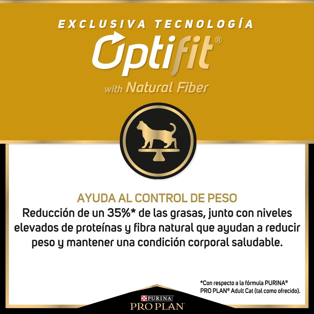 Pro Plan Calorie Optifit, 3 kg, Amarillo